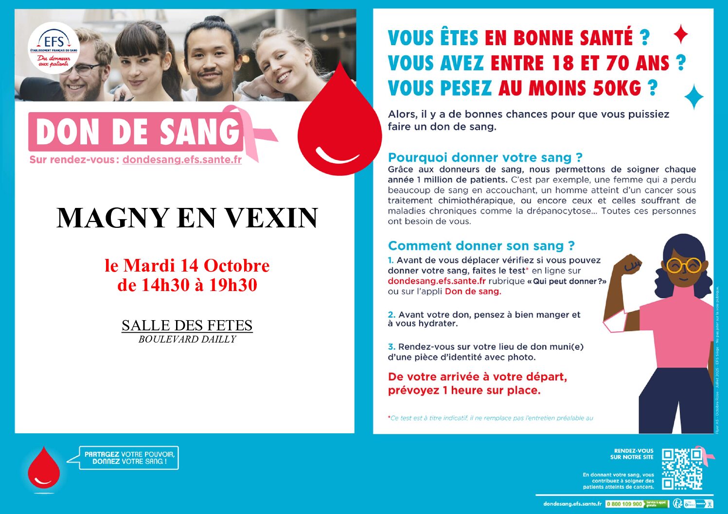 Don du sang à Magny en Venin