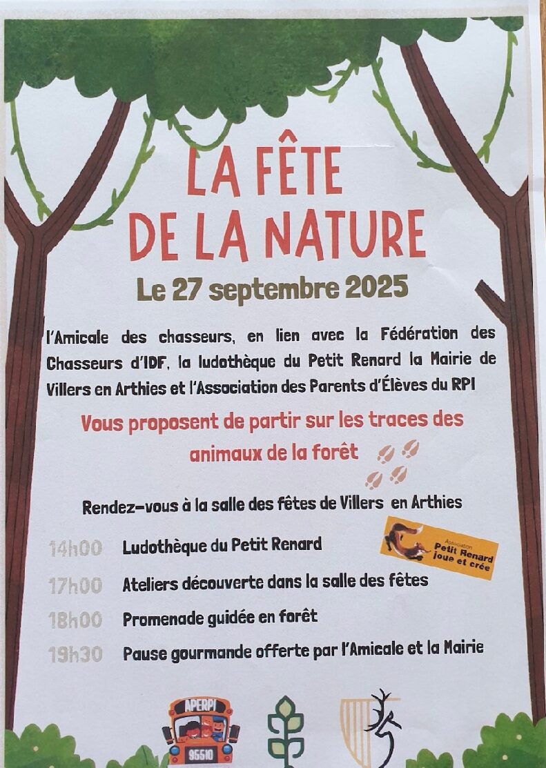 Fête de la nature : le 27 Septembre 2025