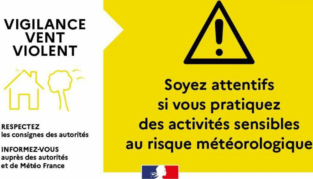 Vigilance Jaune vents violents dans le Val-d’Oise