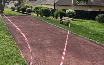 Réfection du terrain de pétanque