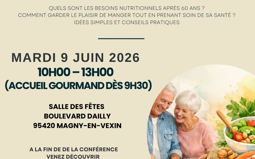 Conférence « Plaisirs dans l&rsquo;assiette » le 9 juin