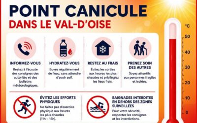 Le Val-d&rsquo;Oise en vigilance rouge canicule
