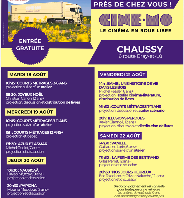 Le CINÉ-MO, un cinéma mobile près de chez vous
