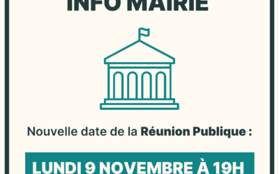 La Réunion Publique change de date
